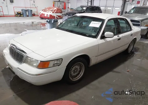 2000 Mercury Grand Marquis Ls z USA, uszkodzony, nr VIN 2MEFM75W7YX658429